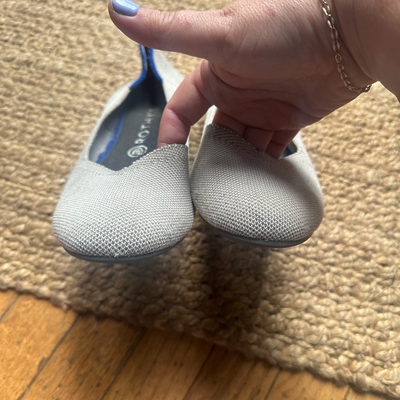 RARE Rothy’s The Flat Flax Birdseye Ballet Flat Shoes Size 10.5 *RETIRED Color* - Picture 2 of 4